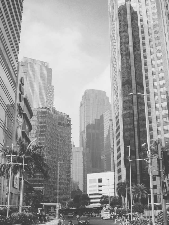 jalanan kawasan scbd